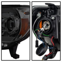 Thumbnail for Spyder Toyota Tacoma 12-16 Projector Headlights Light Bar DRL Smoke PRO-YD-TT12-LBDRL-SM