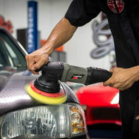 Thumbnail for Chemical Guys Hex-Logic Quantum Heavy Cutting Pad - Yellow - 5.5in