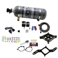 Thumbnail for Nitrous Express 4150 Single Entry Crossbar Nitrous Plate Kit RNC (250-750HP) w/Composite Bottle