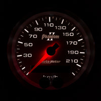 Thumbnail for Autometer Phantom II 3-3/8in 0-225KM/H (GPS) Speedometer Gauge
