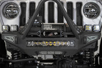 Thumbnail for Addictive Desert Designs 1-5/16in Winch Fairlead Plate w/ Recessed Round End Hook - Black