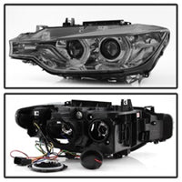 Thumbnail for Spyder 12-14 BMW F30 3 Series 4DR Projector Headlights - LED DRL - Smoke (PRO-YD-BMWF3012-DRL-SM)