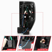 Thumbnail for ANZO 2009-2013 Ford F-150 LED Taillights Black