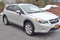 Thumbnail for Rally Armor 13-17 Subaru Crosstrek XV Black UR Mud Flap w/Grey Logo