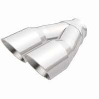 Thumbnail for MagnaFlow Double Wall 3in Dual Round Polished Tip 2.25in Inlet