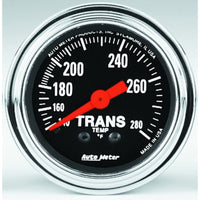 Thumbnail for AutoMeter Gauge Trans Temp 2-1/16in. 140-280 Deg. F Mechanical 8ft. Traditional Chrome