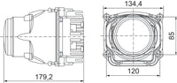 Thumbnail for Hella 90mm Bi-LED High - Low Beam 2nd Gen (SAE) Module