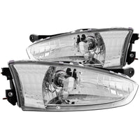 Thumbnail for ANZO 1997-2002 Mitsubishi Mirage Crystal Headlights Chrome