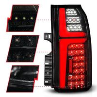 Thumbnail for ANZO 15-20 Chevrolet Tahoe Sequential LED Tube Taillights Black