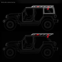 Thumbnail for Go Rhino 19-22 Jeep Wrangler JLU SRM Roll Bar Mount Kit - Tex. Blk