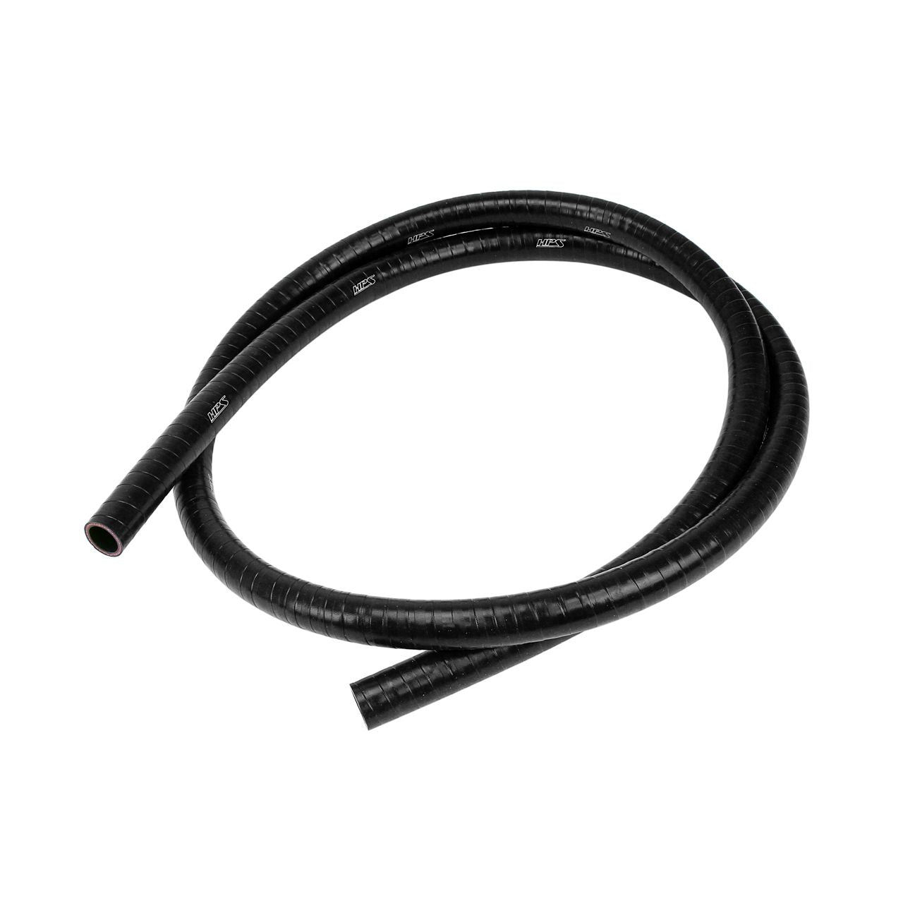 HPS 7/8" (22mm), FKM Lined Oil Resistant High Temperature Reinforced Silicone Hose, 9 Feet, Black