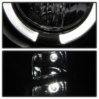 Thumbnail for Spyder GMC Sierra 1500/GMC Sierra Denali 08-13 Projector LED Halo- LED Blk PRO-YD-GS07-HL-BK