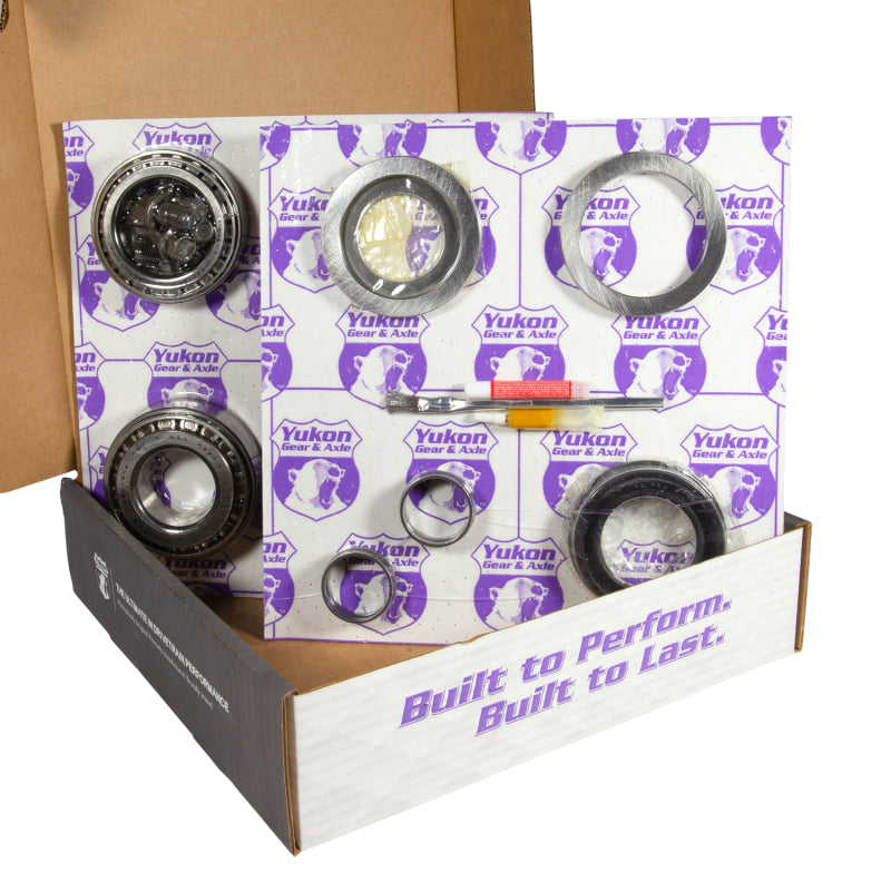 Yukon 9.5in GM 3.73 Rear Ring & Pinion Install Kit 33 Spline Positraction Axle Bearing and Seals