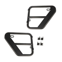 Thumbnail for Rugged Ridge Fortis Tube Doors Rear 07-18 Jeep Wrangler JK 4-Dr