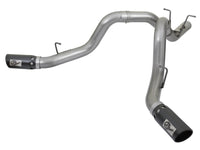 Thumbnail for aFe LARGE BORE-HD 4in 409-SS DPF-Back Exhaust w/Dual Black Tips 2017 GM Duramax V8-6.6L (td) L5P