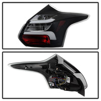 Thumbnail for Spyder 12-14 Ford Focus 5DR LED Tail Lights - Black (ALT-YD-FF12-LED-BK)