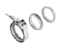 Thumbnail for Borla Universal 2.25in Stainless Steel 3pc V-Band Clamp w/ Male and Female Flanges