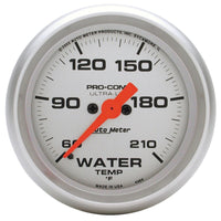 Thumbnail for Autometer Ultra-Lite 52mm 60-210 Deg F Electronic Water Temp Gauge