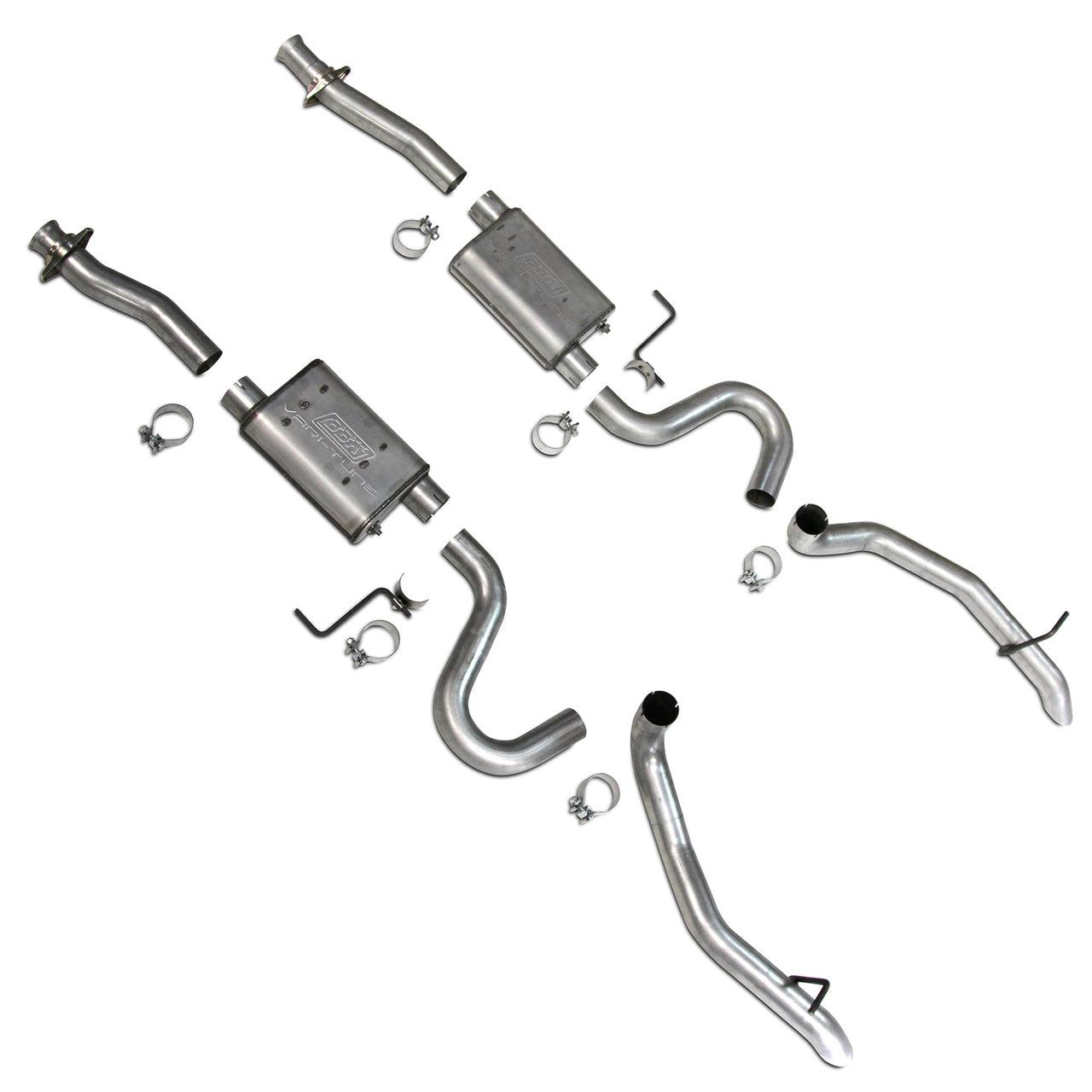 1987-1993 MUSTANG GT ONLY VARITUNE FULL CAT BACK EXHAUST SYSTEM