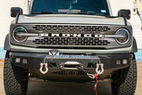 Thumbnail for Road Armor 2021+ Ford Bronco Stealth Front Winch Bumper - Tex Blk