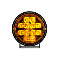 Thumbnail for Rigid Industries 360-Series 6in SAE Fog w/ Amber PRO Lens - White (Pair)
