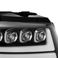 Thumbnail for AlphaRex 07-13 Toyota Tundra / 08-17 Sequoia PRO-Series Projector Headlights Chrome w/Seq. Sig. + DR