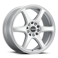 Thumbnail for Raceline 146S Matrix 17x7.5in / 5x112/5x120 BP / 40mm Offset / 74.1mm Bore - Gloss Silver Wheel