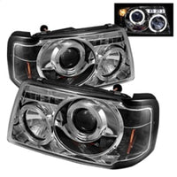 Thumbnail for Spyder Ford Ranger 01-11 1PC Projector Headlights LED Halo LED Chrm PRO-YD-FR01-1PC-HL-C