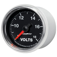 Thumbnail for Autometer GS Series 2-1/16in Voltmeter 18V Electrical Gauge Full Sweep