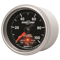 Thumbnail for Autometer Sport-Comp II 52mm 0-100 PSI Fuel Pressure Gauge