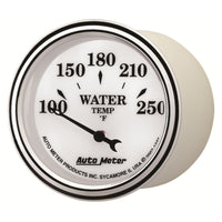Thumbnail for AutoMeter Gauge Water Temp 2-1/16in. 250 Deg. F Elec Old Tyme White II