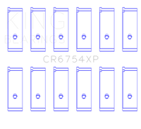 Thumbnail for King Toyota/Lexus 2JZGE/2JZGTE 3.0L (Size 0.25mm) Performance Rod Bearing Set