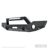 Thumbnail for Westin 18-20 Jeep Wrangler WJ2 Full Width Front Bumper w/LED Light Bar Mount Textured Black