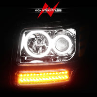 Thumbnail for ANZO 2007-2012 Dodge Nitro Projector Headlights w/ Halo Chrome (CCFL) G2