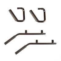 Thumbnail for Rugged Ridge Steel Grab Handles F/R Kit Black 07-18 Jeep Wrangler JK/JKU