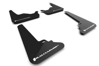 Thumbnail for Rally Armor 21-24 Tesla Model S / S Plaid Black UR Mud Flap w/White Logo
