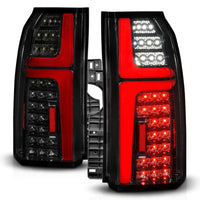 Thumbnail for ANZO 15-20 Chevrolet Tahoe Sequential LED Tube Taillights Black
