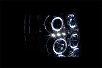 Thumbnail for ANZO 2007-2013 Chevrolet Silverado 1500 Projector Headlights w/ Halo Chrome