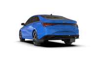 Thumbnail for Rally Armor 21-23 Hyundai Elantra Black UR Mud Flap w/Blue Logo