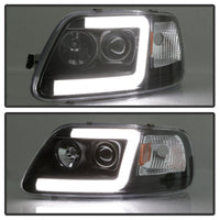 Thumbnail for Spyder 97-03 Ford F-150 (After 6/1997) Light Bar Projector Headlights - Blk (PRO-YD-FF15097V2-LB-BK)