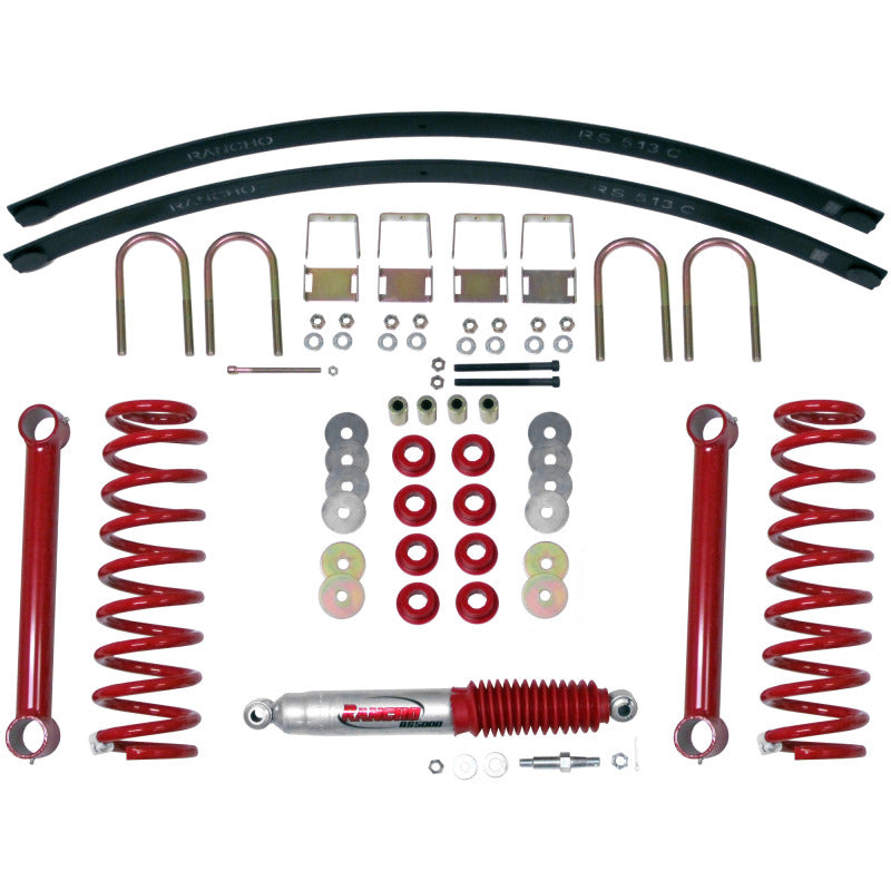 Rancho 07-17 Jeep Wrangler Fr and R Suspension System Component - Box One