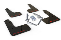 Thumbnail for Rally Armor 17-19 Honda Civic Sport/Sport Touring Black UR Mud Flap w/Red Logo