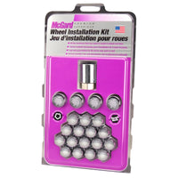 Thumbnail for McGard 5 Lug Hex Install Kit (Clamshell) w/Locks (Cone Seat Nut) 1/2-20 / 13/16 Hex - Chrome