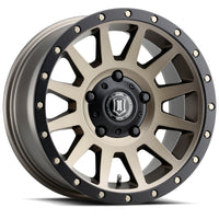 Thumbnail for ICON Compression 17x8.5 5x150 25mm Offset 5.75in BS 110.1mm Bore Bronze Wheel