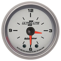 Thumbnail for Autometer Ultra-Lite II 2in Illuminated Analog Full Sweep Electronic 12 Hour Clock