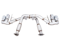 Thumbnail for AWE Tuning 2020 Chevrolet Corvette (C8) Track Edition Exhaust - Quad Chrome Silver Tips