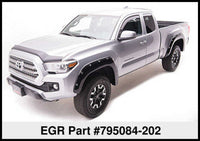 Thumbnail for EGR 16+ Toyota Tacoma w/Mudflap Bolt-On Look Color Match Fender Flares - Set - Black