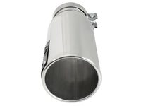 Thumbnail for aFe SATURN 4S 4in SS Intercooled Exhaust Tip - Polished 4in In x 5in Out x 12in L Bolt-On