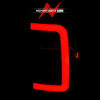 Thumbnail for ANZO 2001-2011 Ford  Ranger LED Tail Lights w/ Light Bar Black Housing Clear Lens
