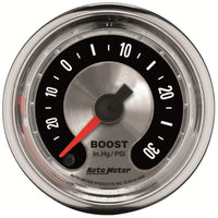 Thumbnail for Autometer American Muscle 52mm Full Sweep Electric 30 In Hg.-Vac/30PSI Boost Vacuum Gauge